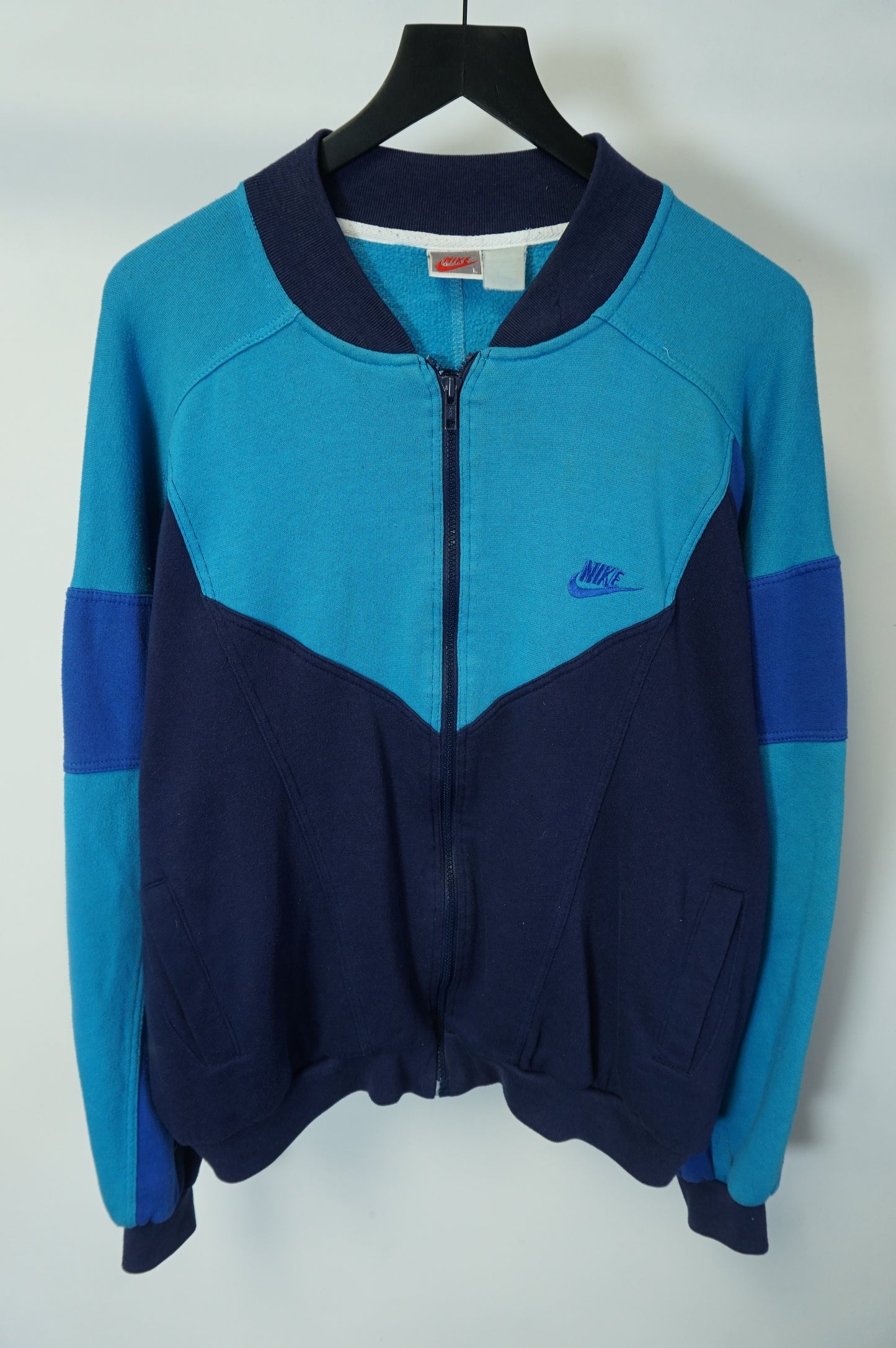 (L) Vintage 1980s Nike Cut & Sew Track Jacket