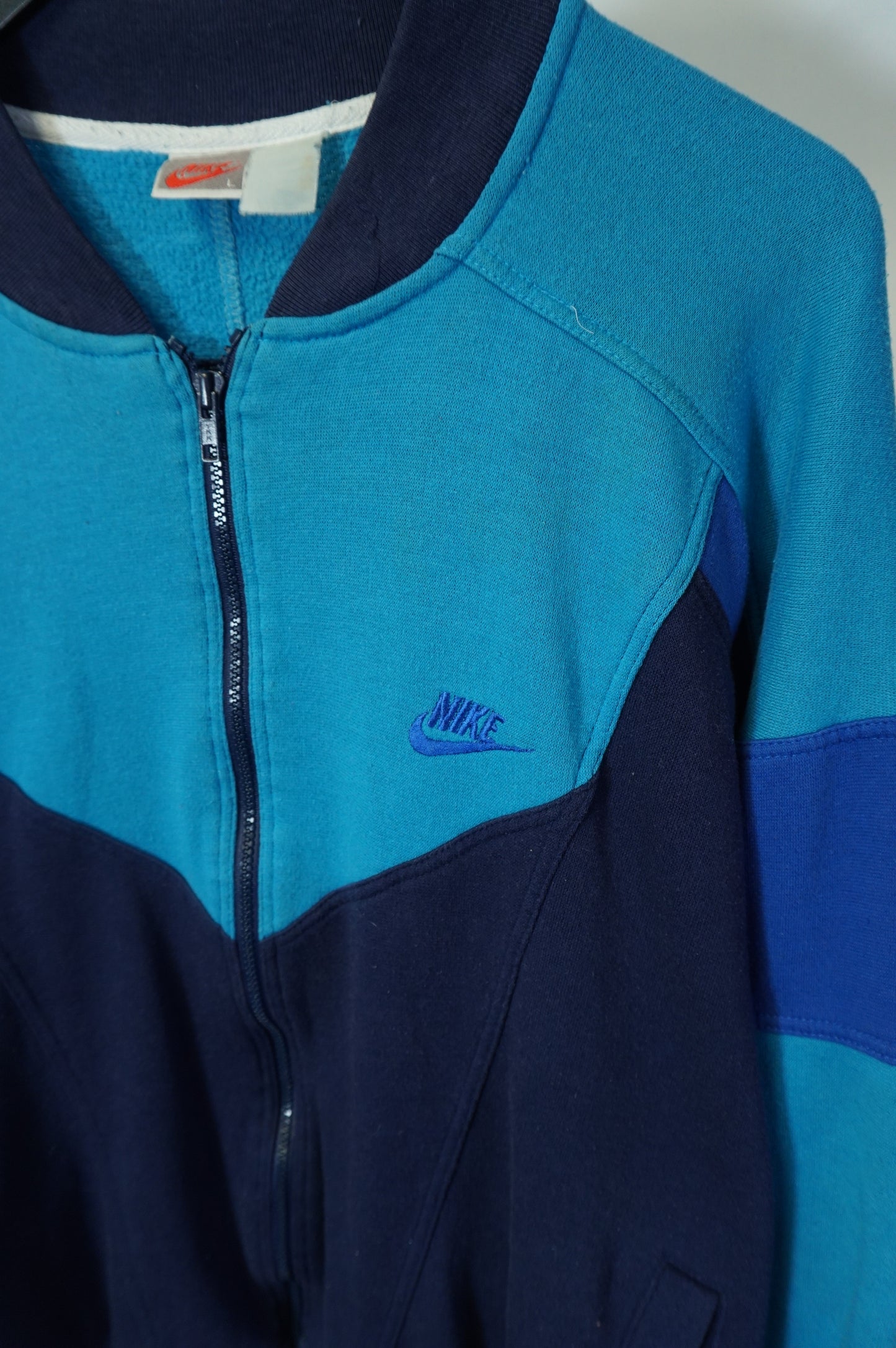 (L) Vintage 1980s Nike Cut & Sew Track Jacket