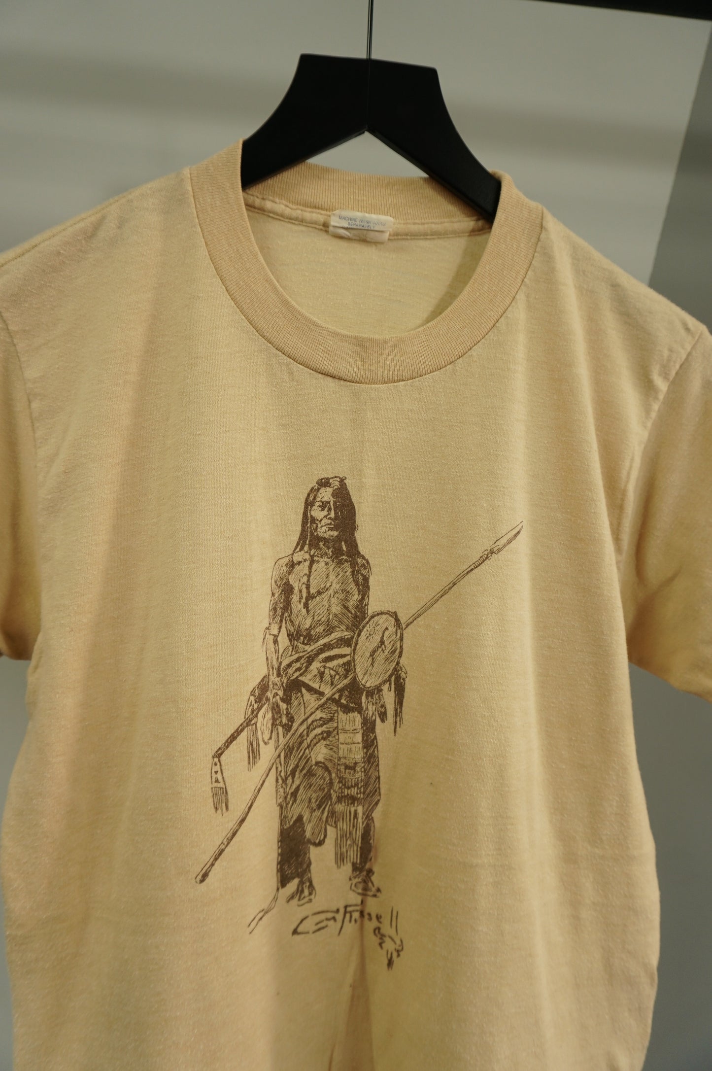 (XS) Vtg Native American Single Stitch T-Shirt