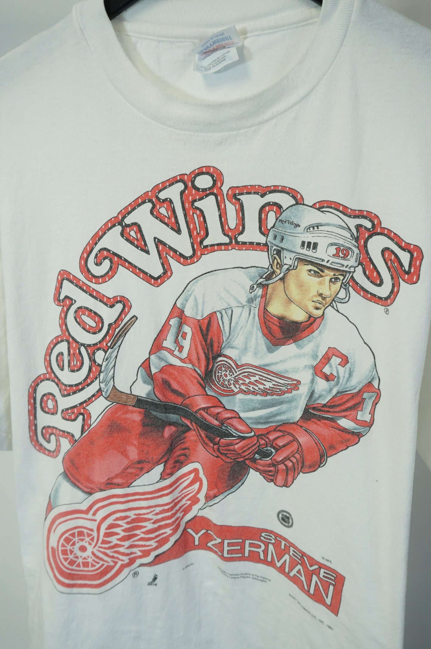 (XL) 1997 Detroit Redwings Steve Yazerman Vintage T-Shirt