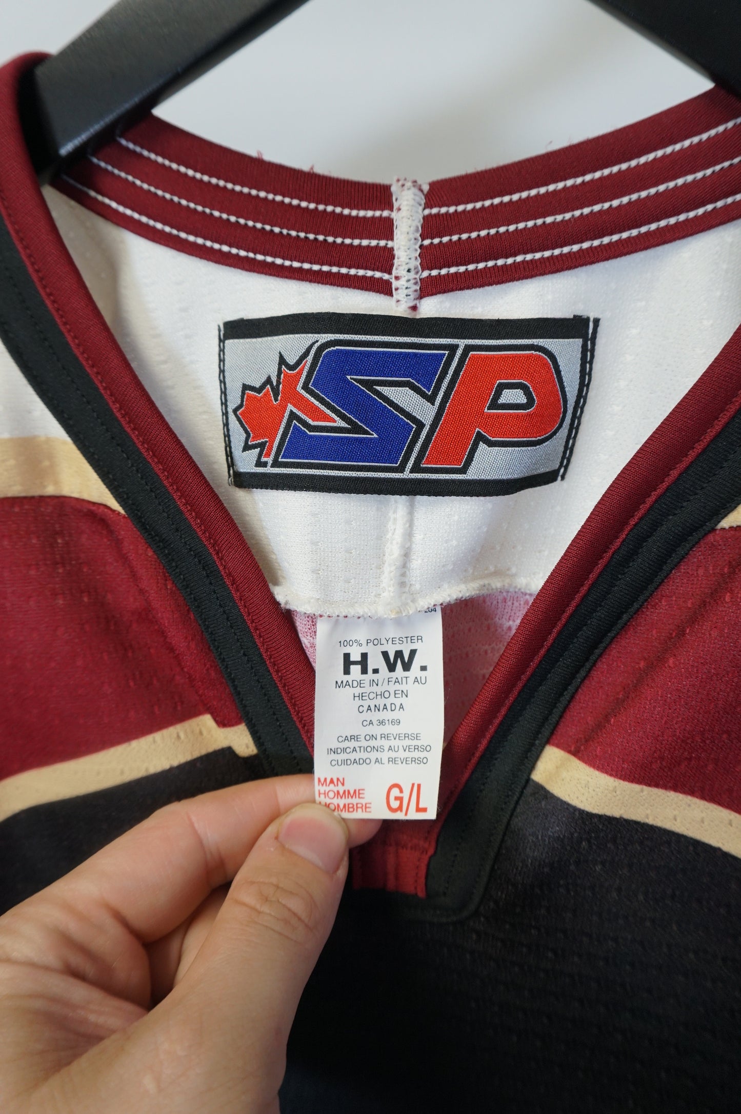 (L) Vintage Chicago Alpha Wolves Hockey Jersey