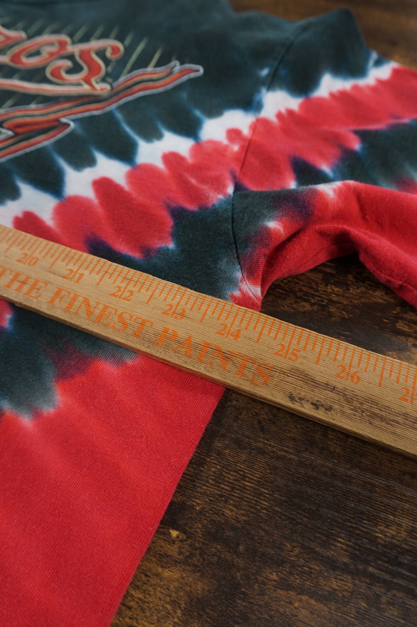 (XL) Houston Astros Vintage Tie Dye Liquid Blue Baseball T-Shirt