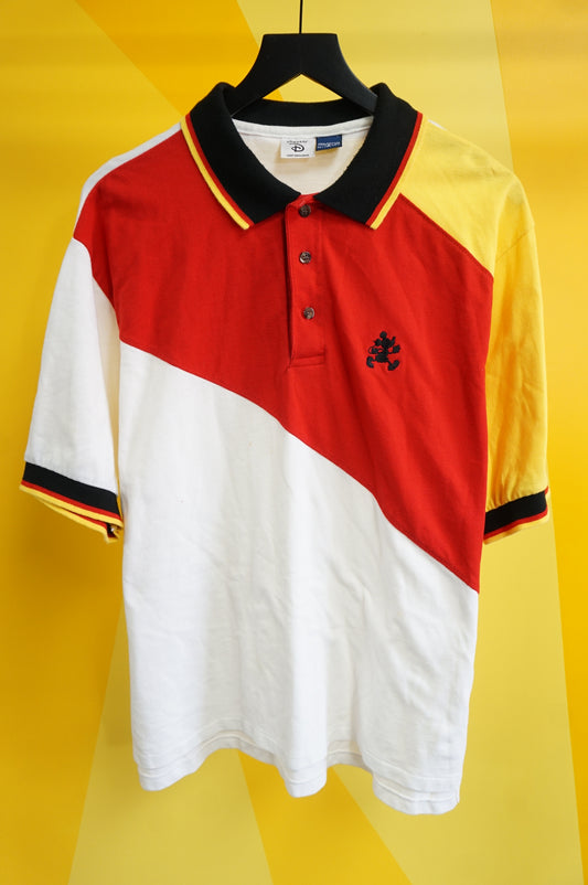 (L) USA Made Mickey Mouse Polo Shirt