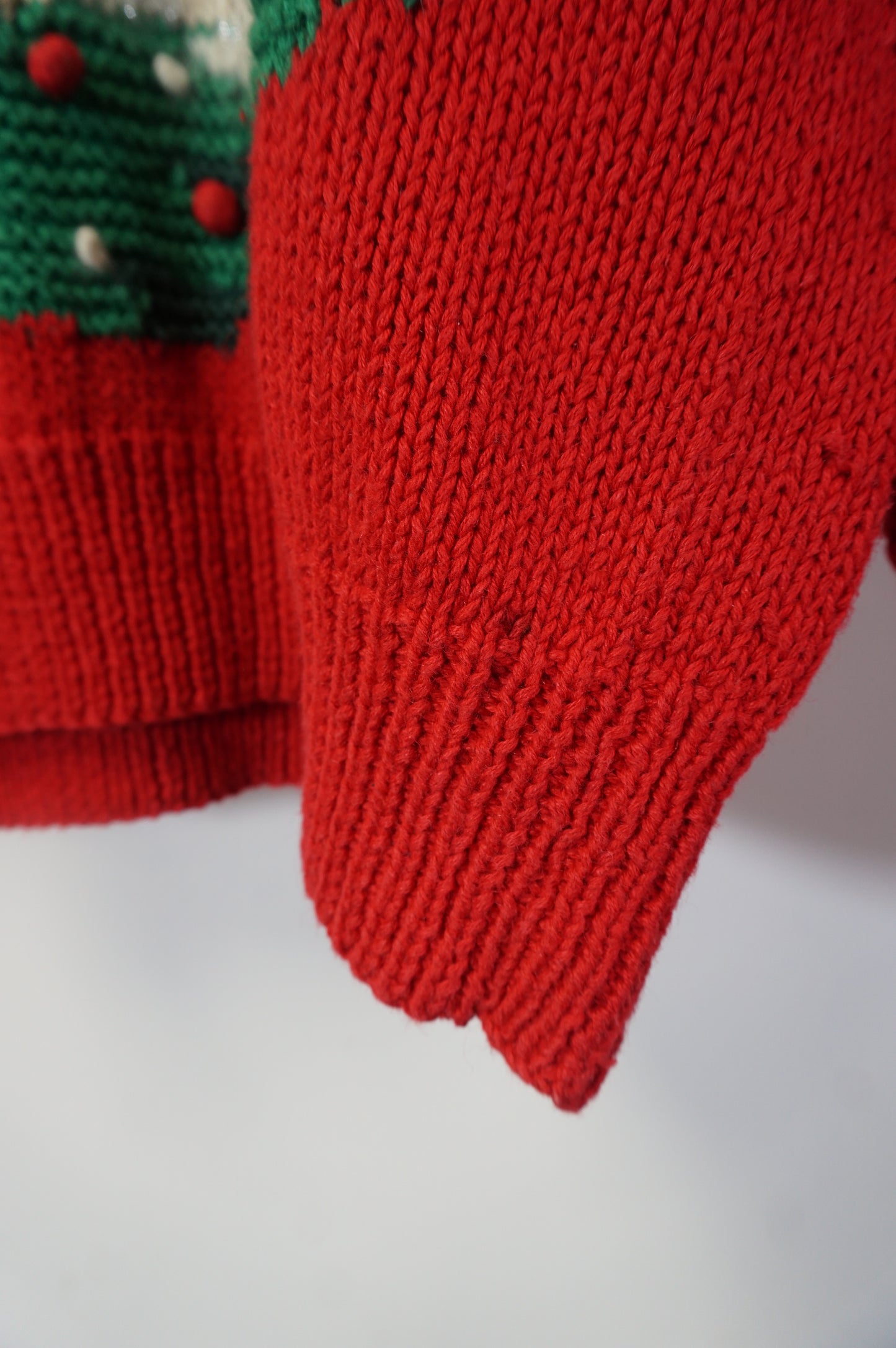 (S) Vtg Christmas Goose Knit Sweater