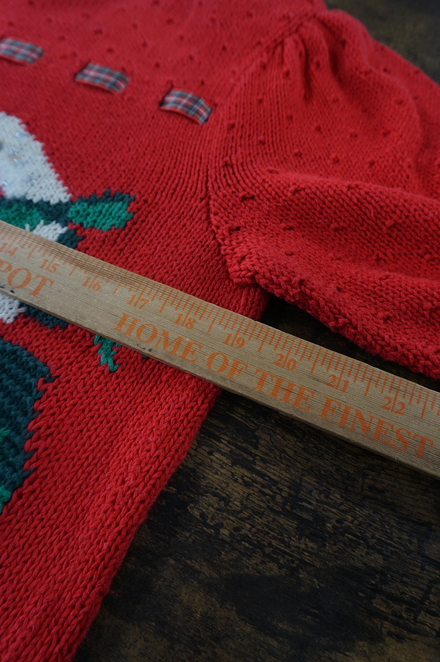 (S) Vtg Christmas Goose Knit Sweater