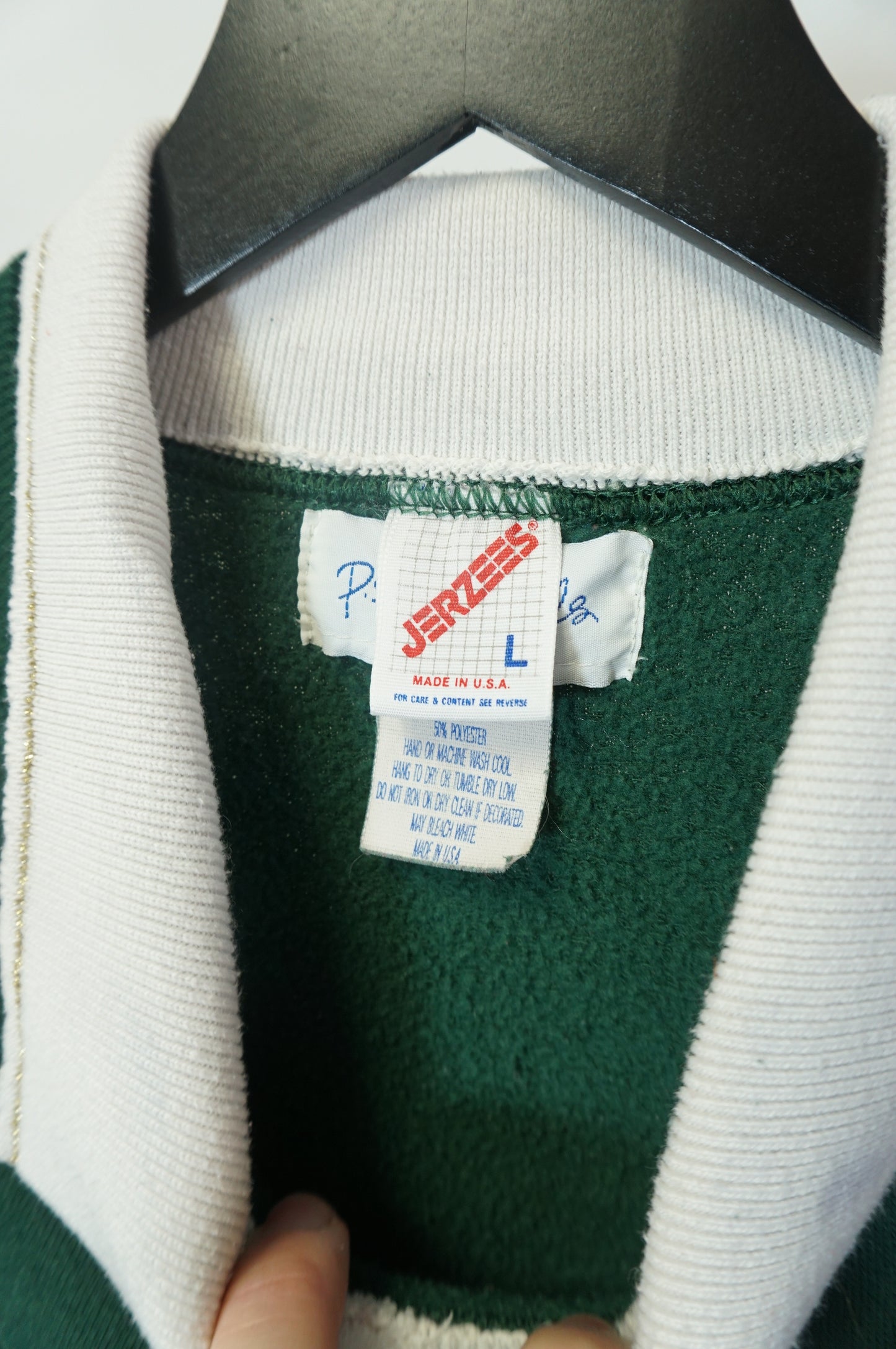 (L) 1993 Forest Green Santa Crewneck