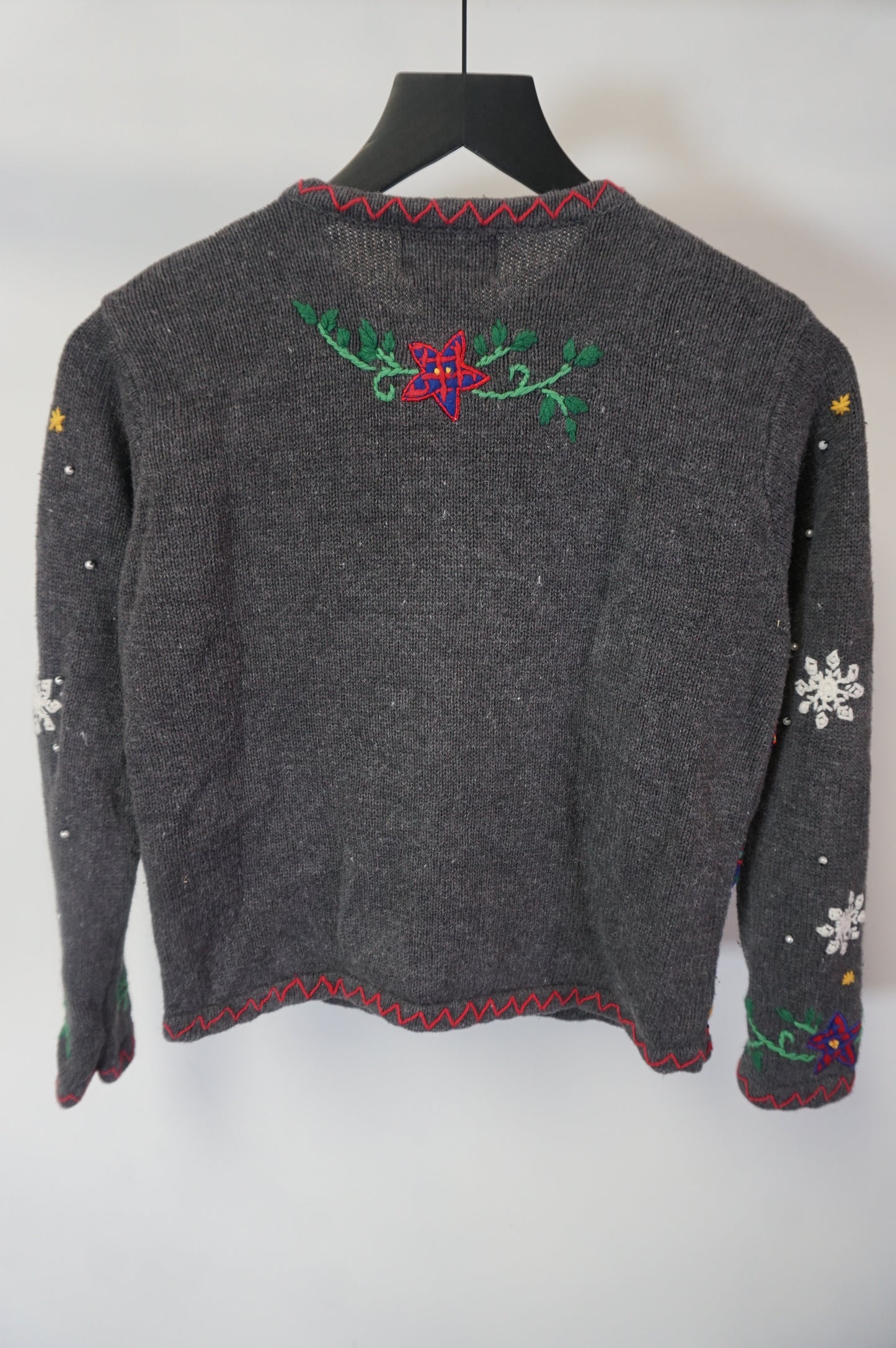 (XS/S) Beanie & Mittens Knit Christmas Cardigan