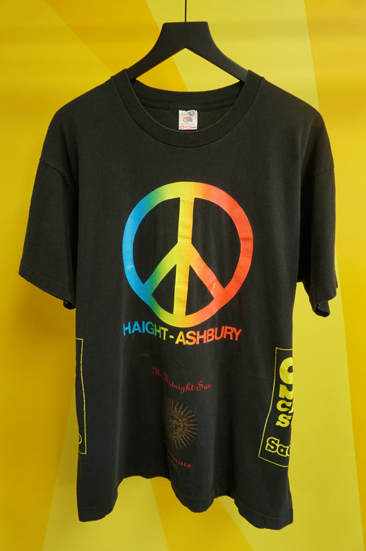 (XL) 1992 Haight-Ashbury Peace Single Stitch T-Shirt