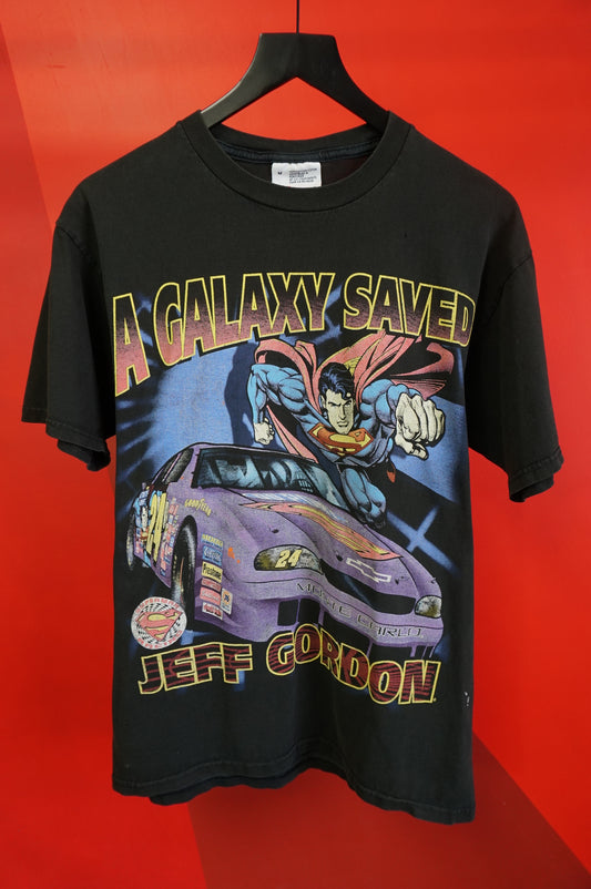 (M) 1999 Jeff Gordon Superman Nascar T-Shirt