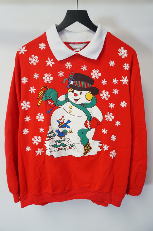 (XL) USA Made Frosty The Snowman Crewneck