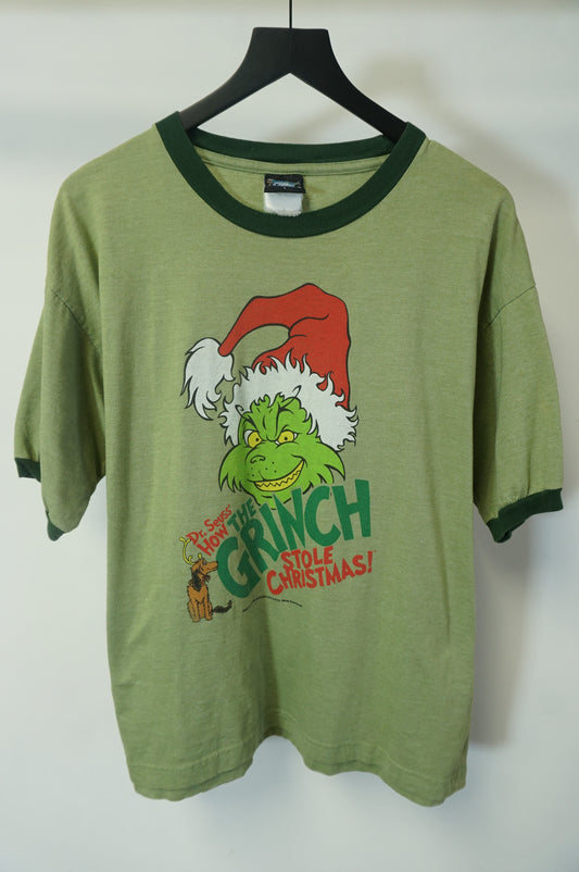 (L) How The Grinch Stole Christmas Ringer T-Shirt