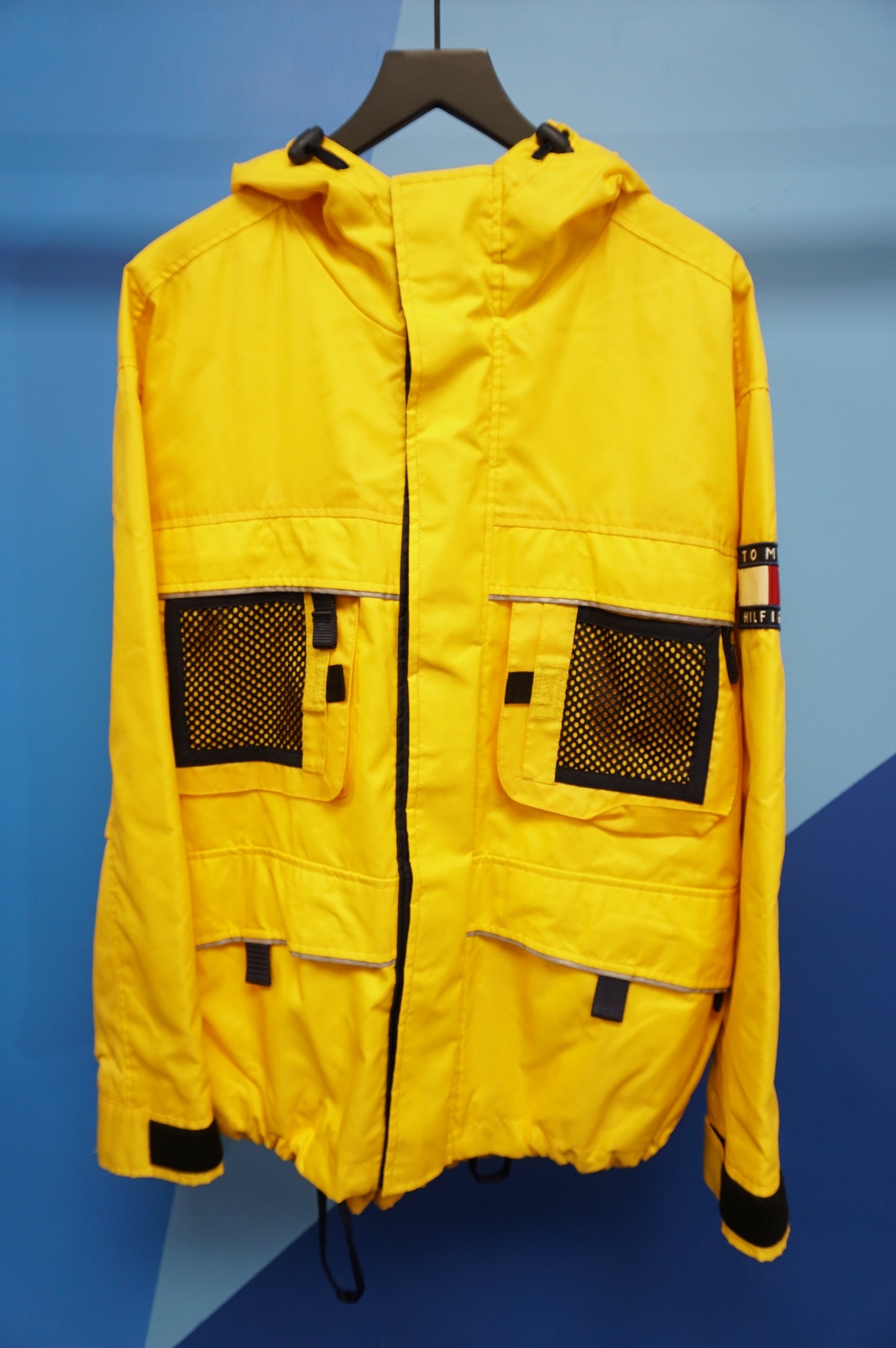 (M/L) Vtg Tommy Hilfiger Rain Coat