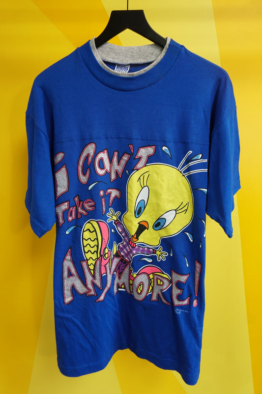 (L/XL) 1995 I Can't Take It Anymore Tweety T-Shirt