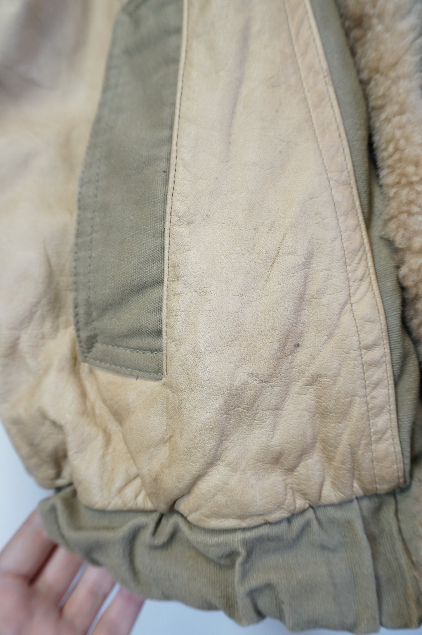 (XL) William Barry Vtg Leather Jacket