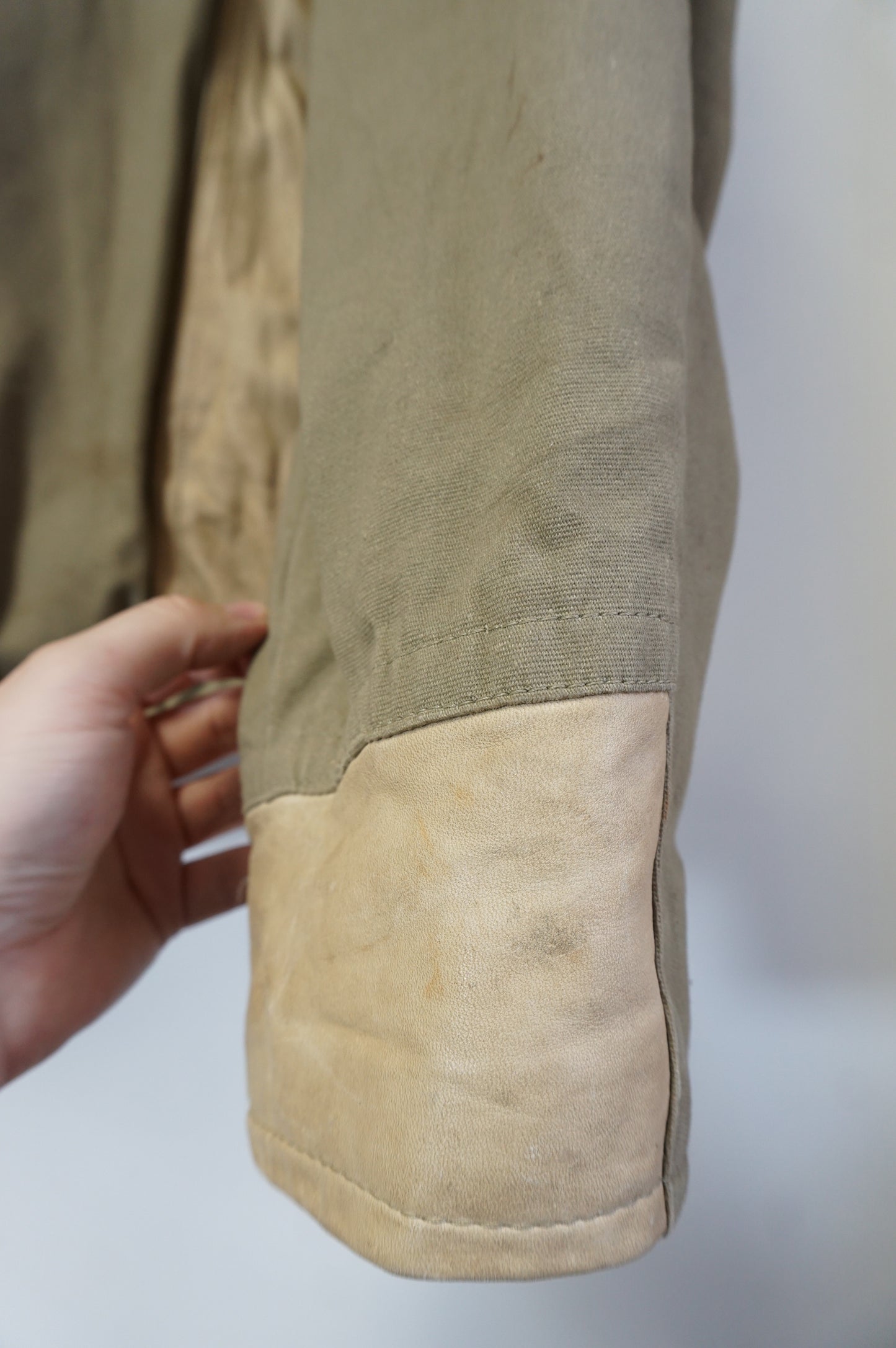 (XL) William Barry Vtg Leather Jacket