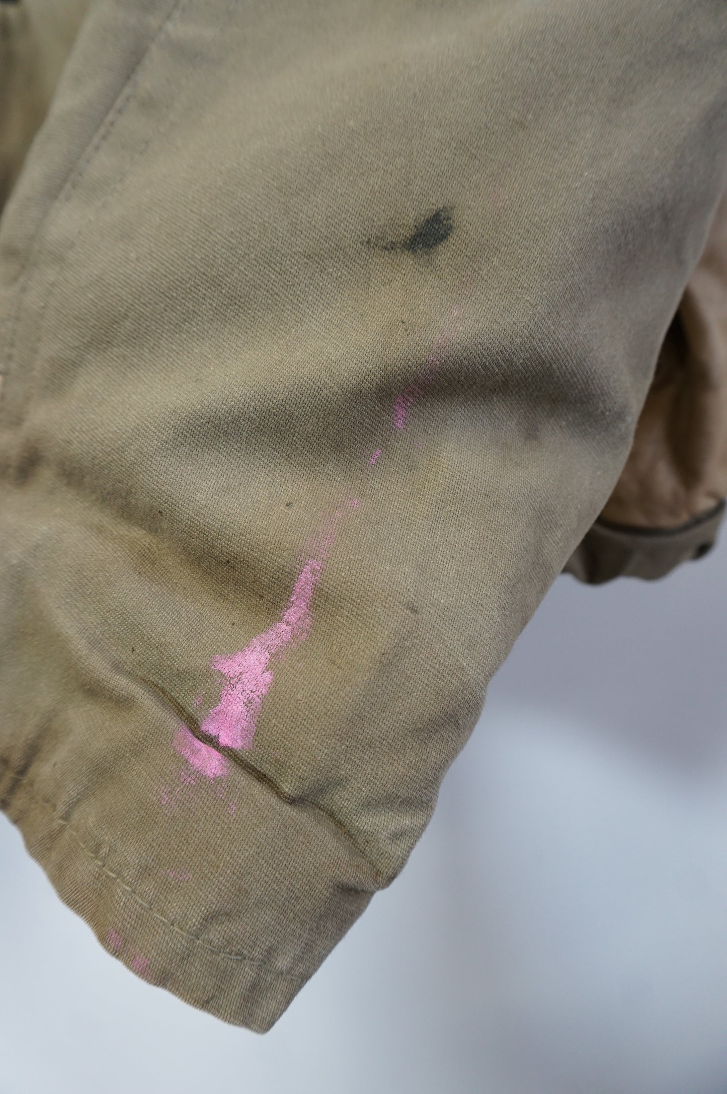 (XL) William Barry Vtg Leather Jacket