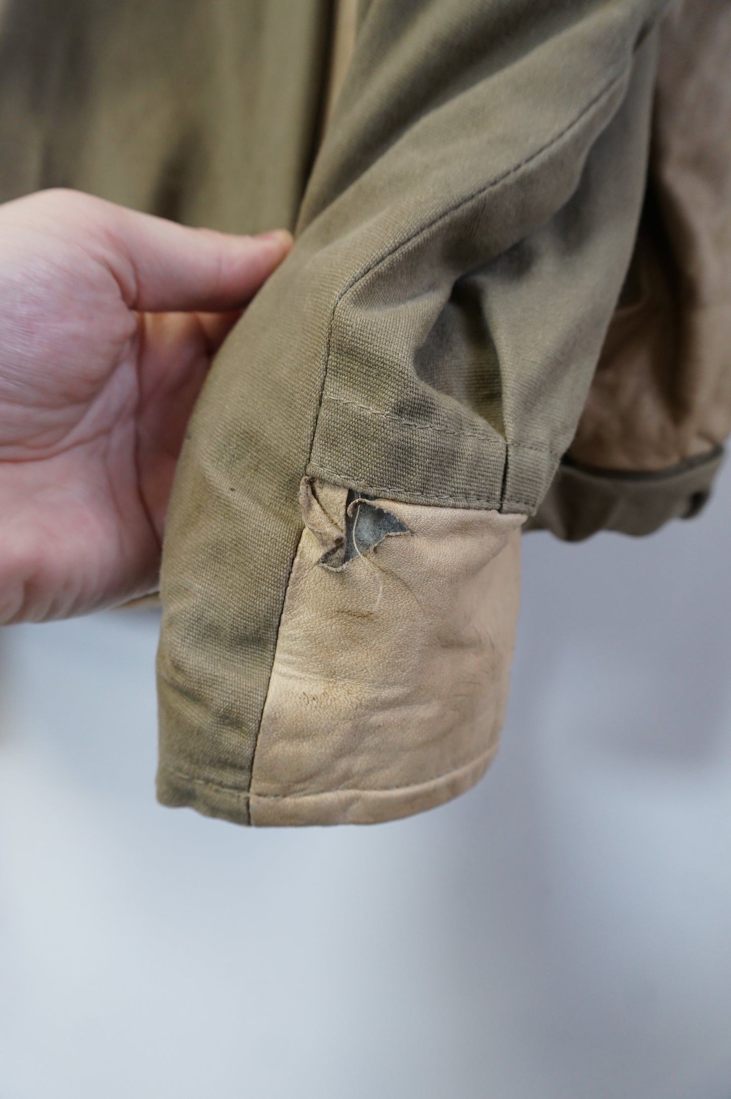 (XL) William Barry Vtg Leather Jacket