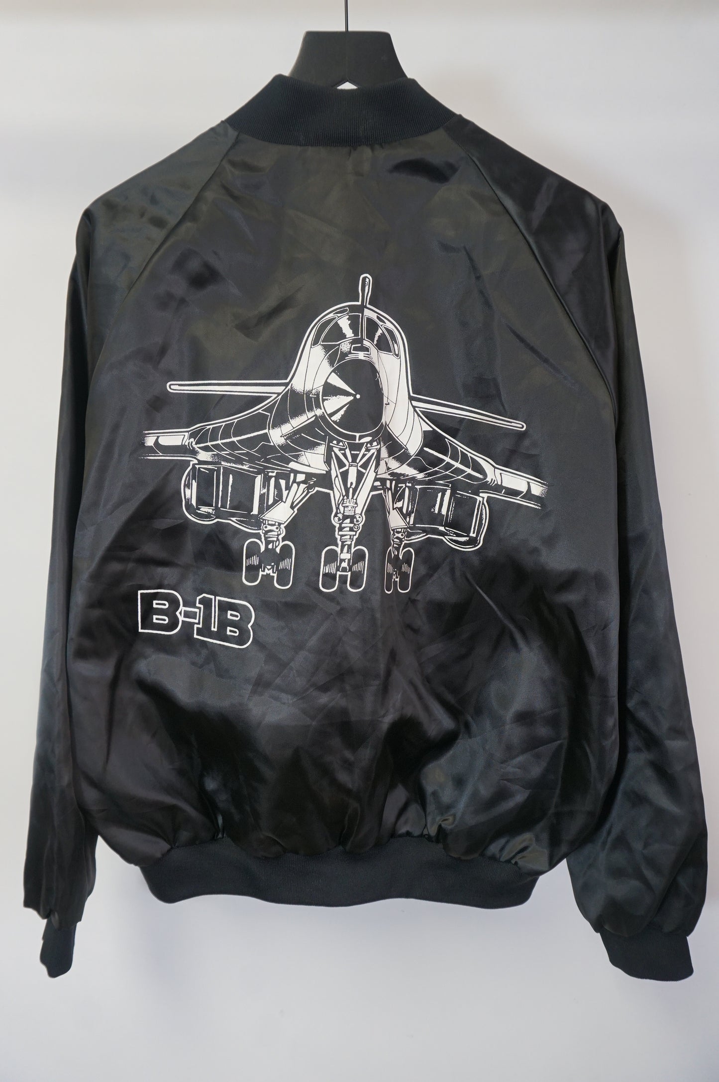 (L/XL) USA Made B-1B Team Member Satin Jacket