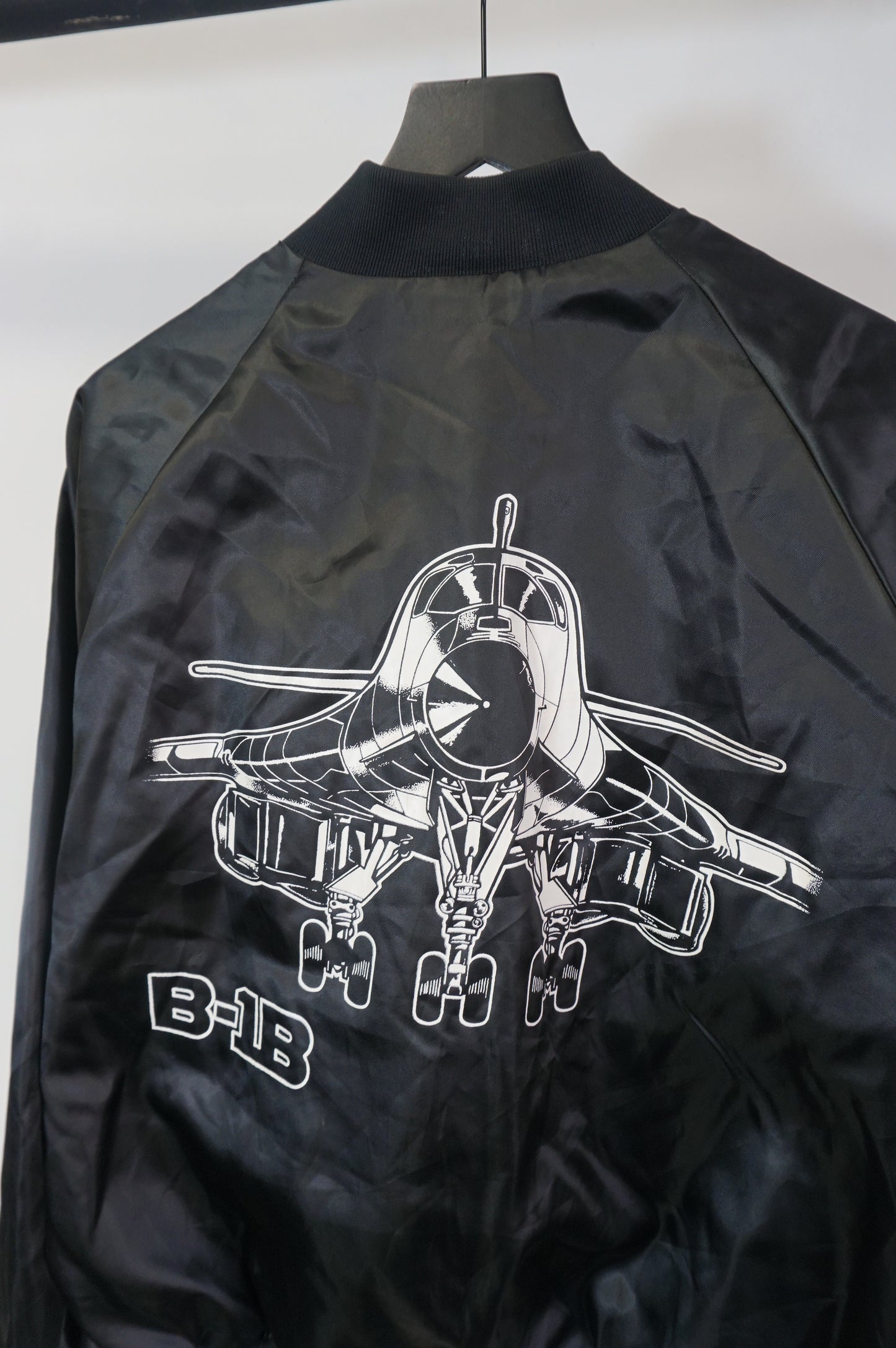 (L/XL) USA Made B-1B Team Member Satin Jacket