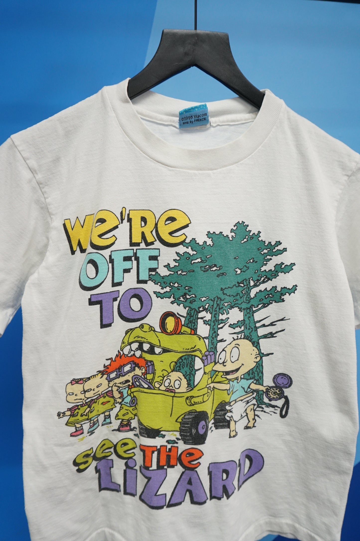 (XS) 1998 We're Off To See The Lizard Rugrats Single Stitch T-Shirt