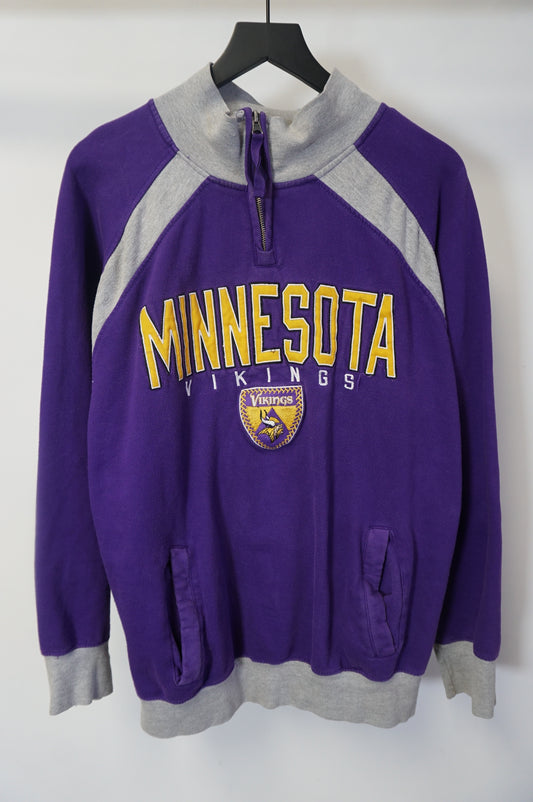 (S) Minnesota Vikings Quarter Zip Pullover