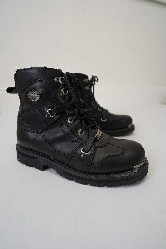 (Sz. 10) Harley Davidson Biker Boots