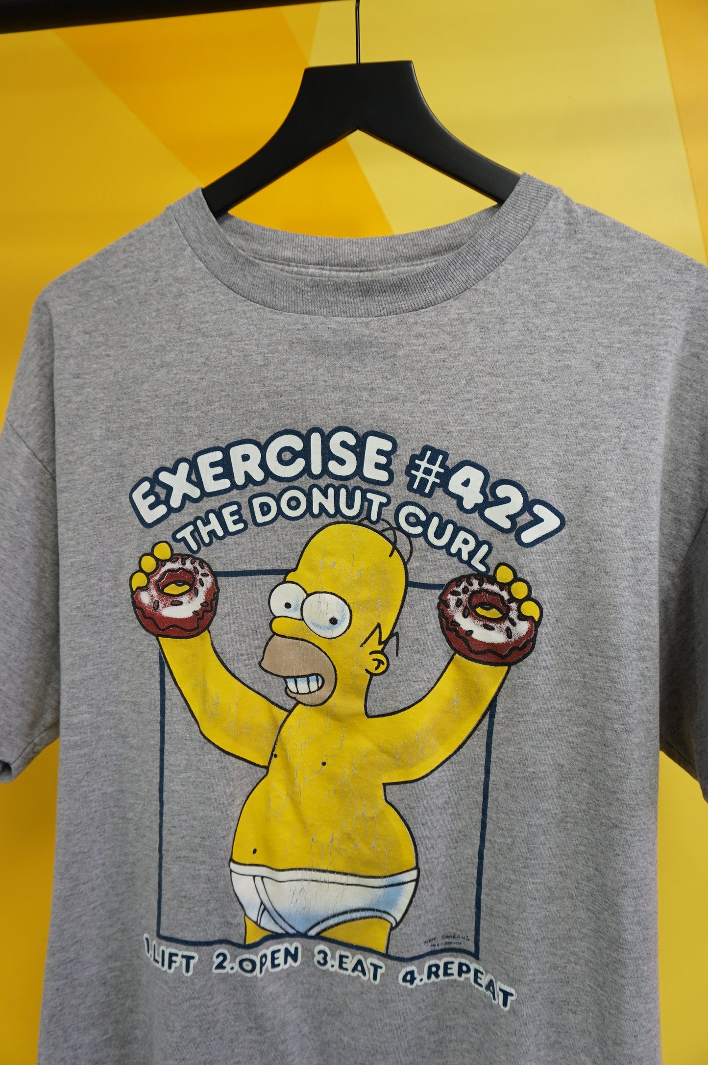 (L) Homer Exercise Regimen T-Shirt