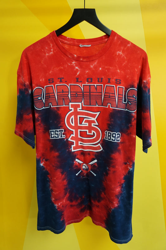 (L) St. Louis Cardinals Tie Dye T-Shirt