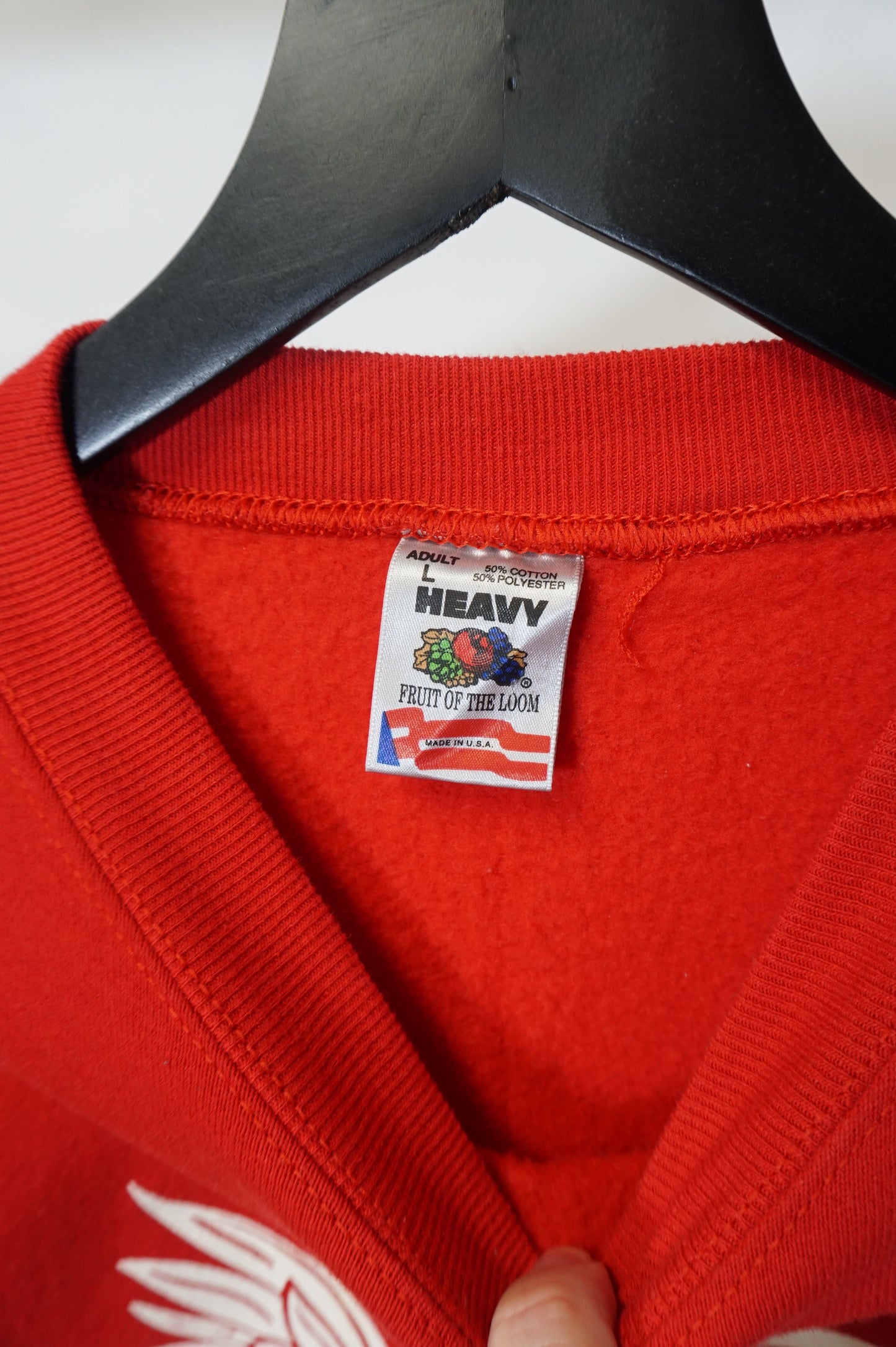 (L) USA Made Poland Coat of Arms Crewneck