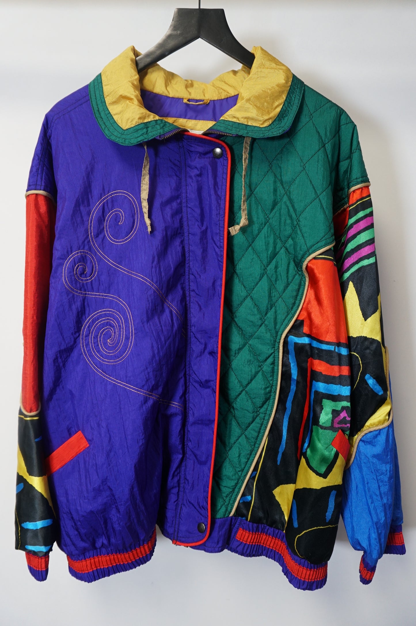 (XXL) Venezia Vitale Vtg Multicolor Windbreaker