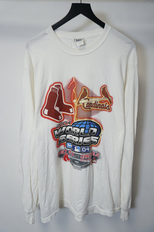 (L) 2004 Red Sox vs Cardinals World Series LS T-Shirt