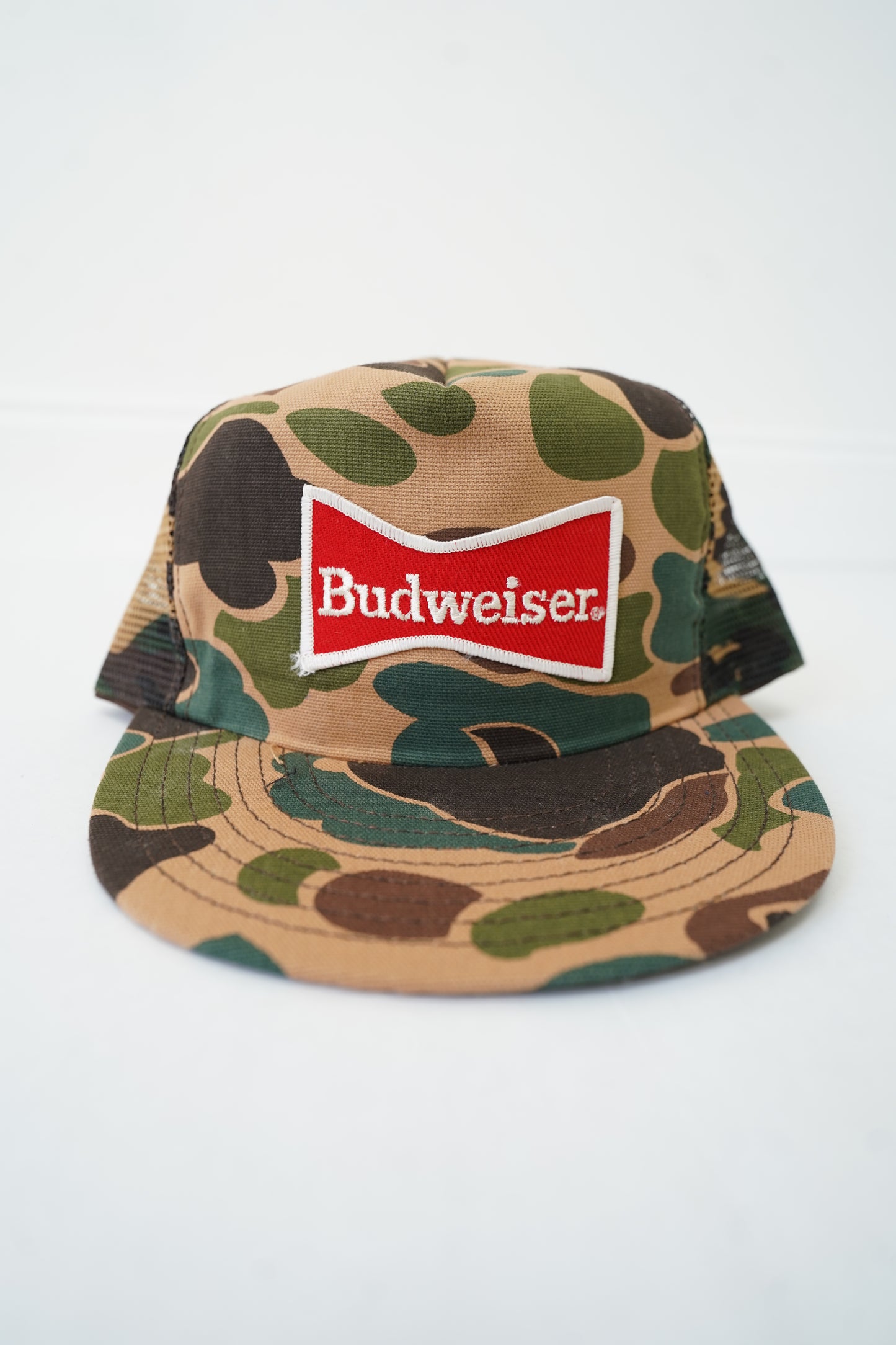 Deadstock 1980s Budweiser Camo Snapback