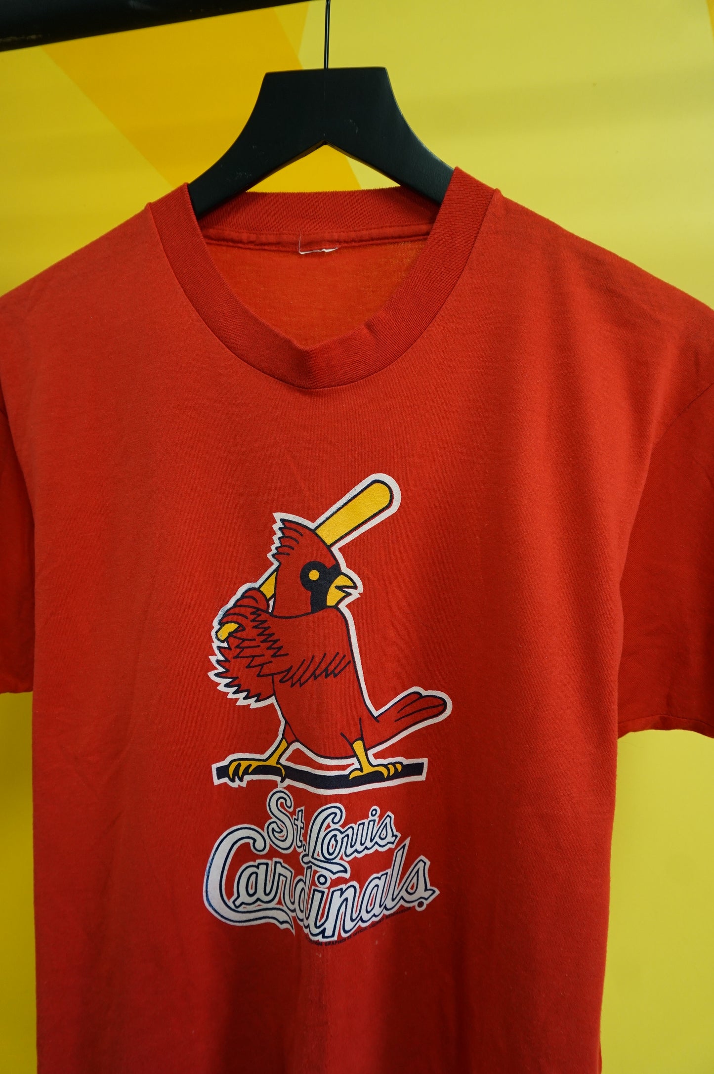 (M) 1985 St. Louis Cardinals Single Stitch T-Shirt