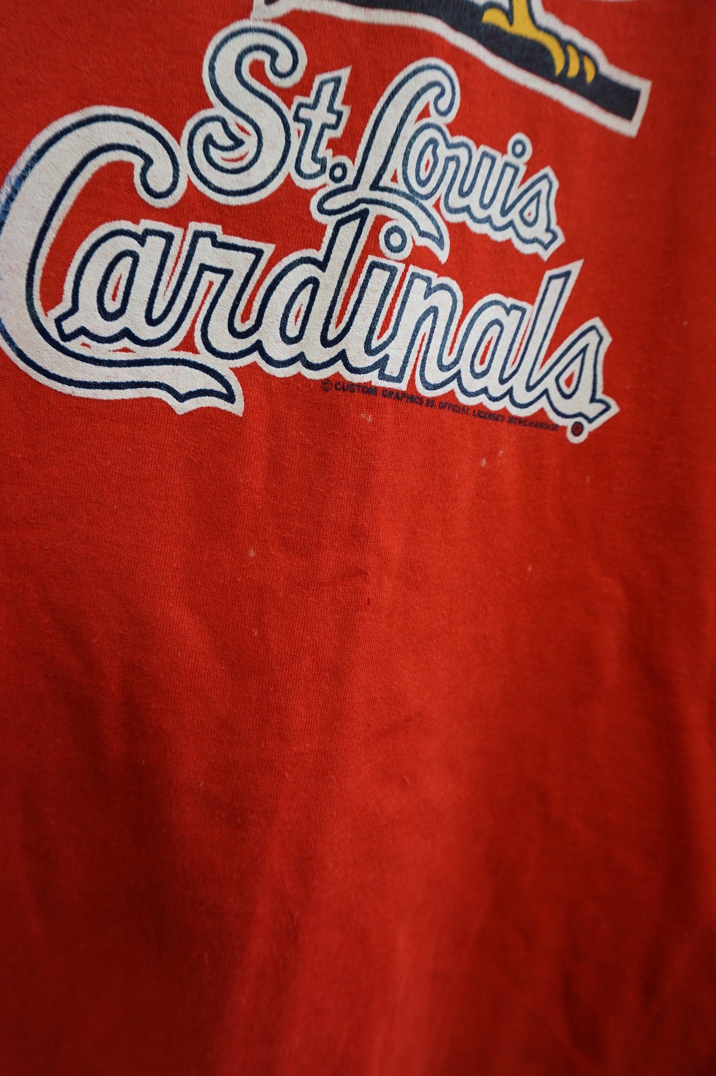 (M) 1985 St. Louis Cardinals Single Stitch T-Shirt