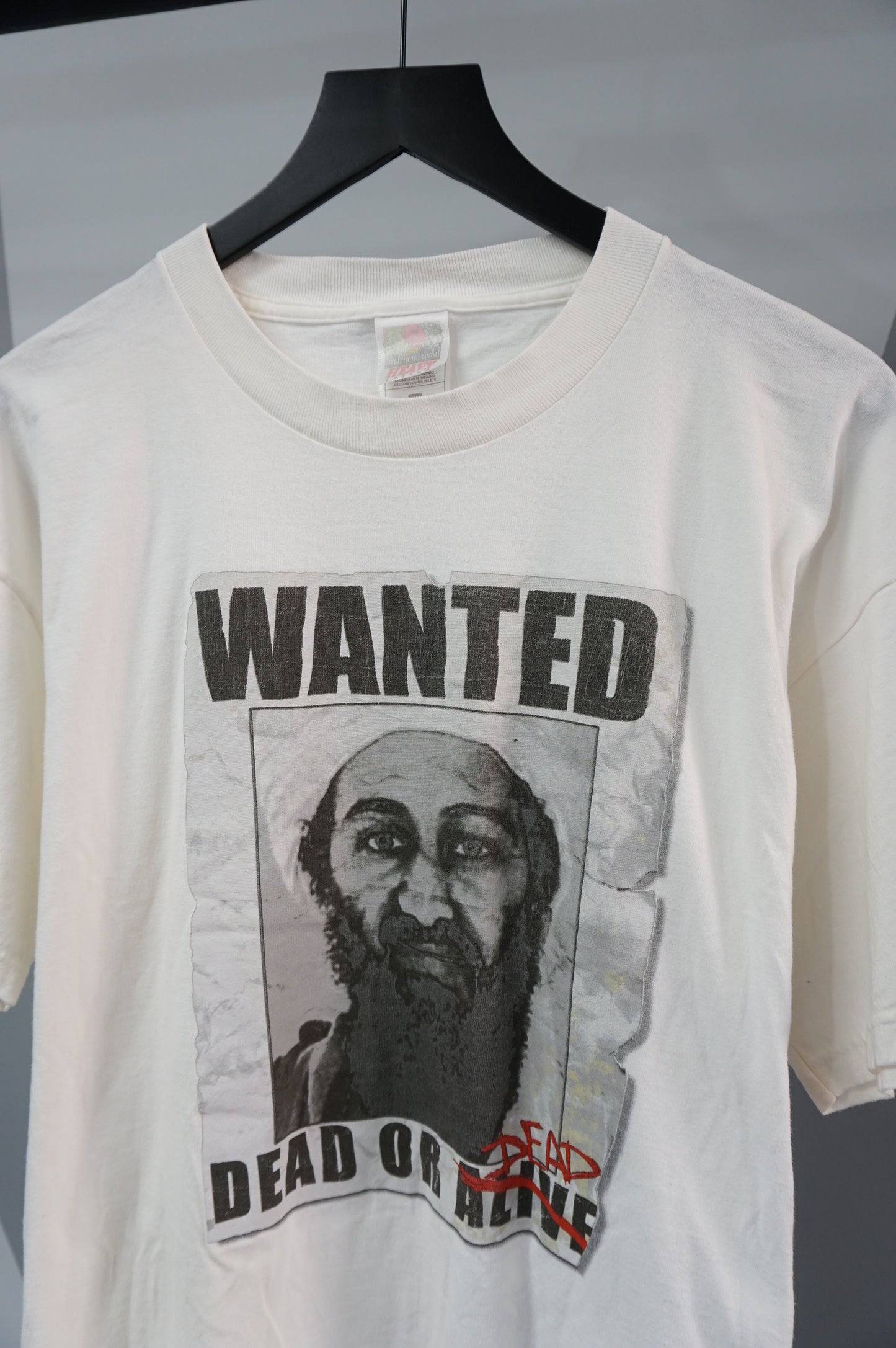 (L/XL) Wanted Dead or Dead Osama bin Laden T-Shirt