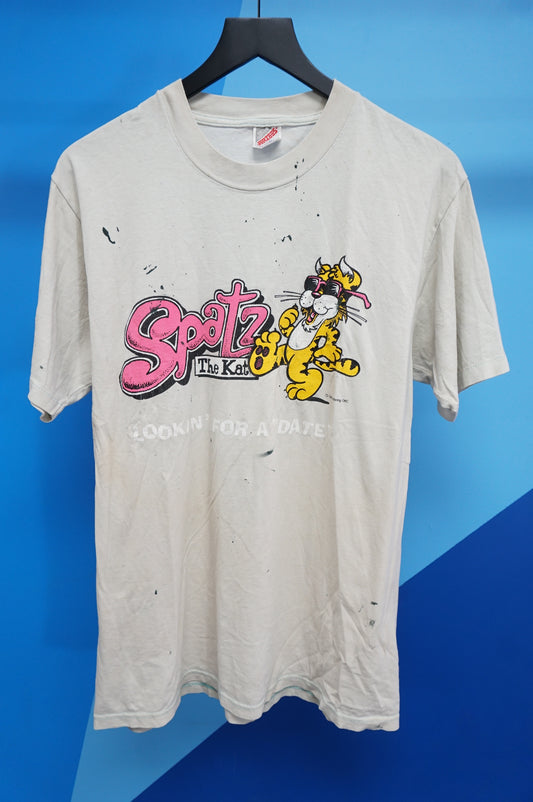 (M/L) Vtg Spatz The Kat Looking For A Date Single Stitch T-Shirt