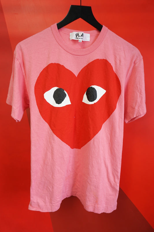 (M) Comme des Garcon Heart T-Shirt