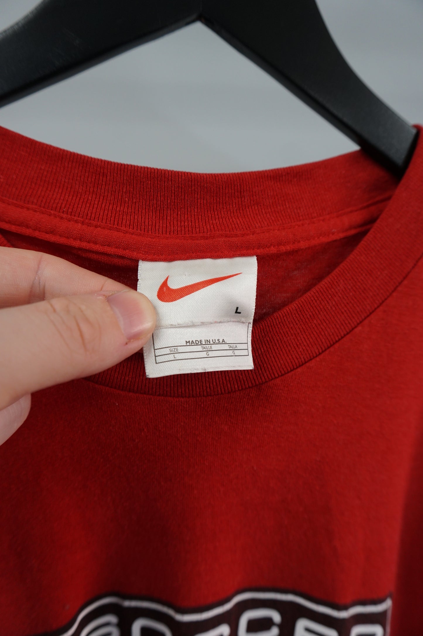 (L/XL) USA Made Nike Soccer T-Shirt