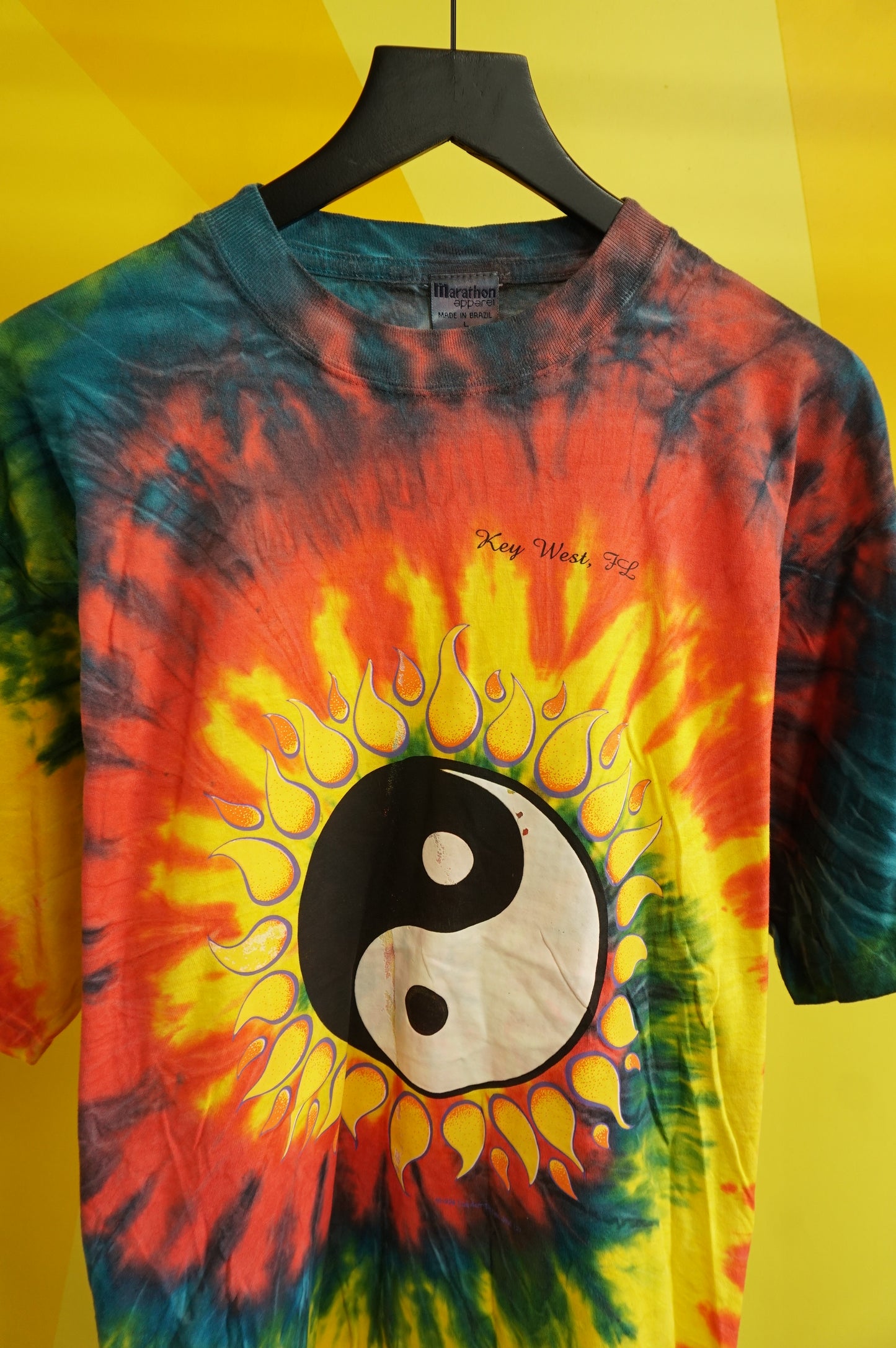 (L) Key West Yin Yang Tie Dye T-Shirt