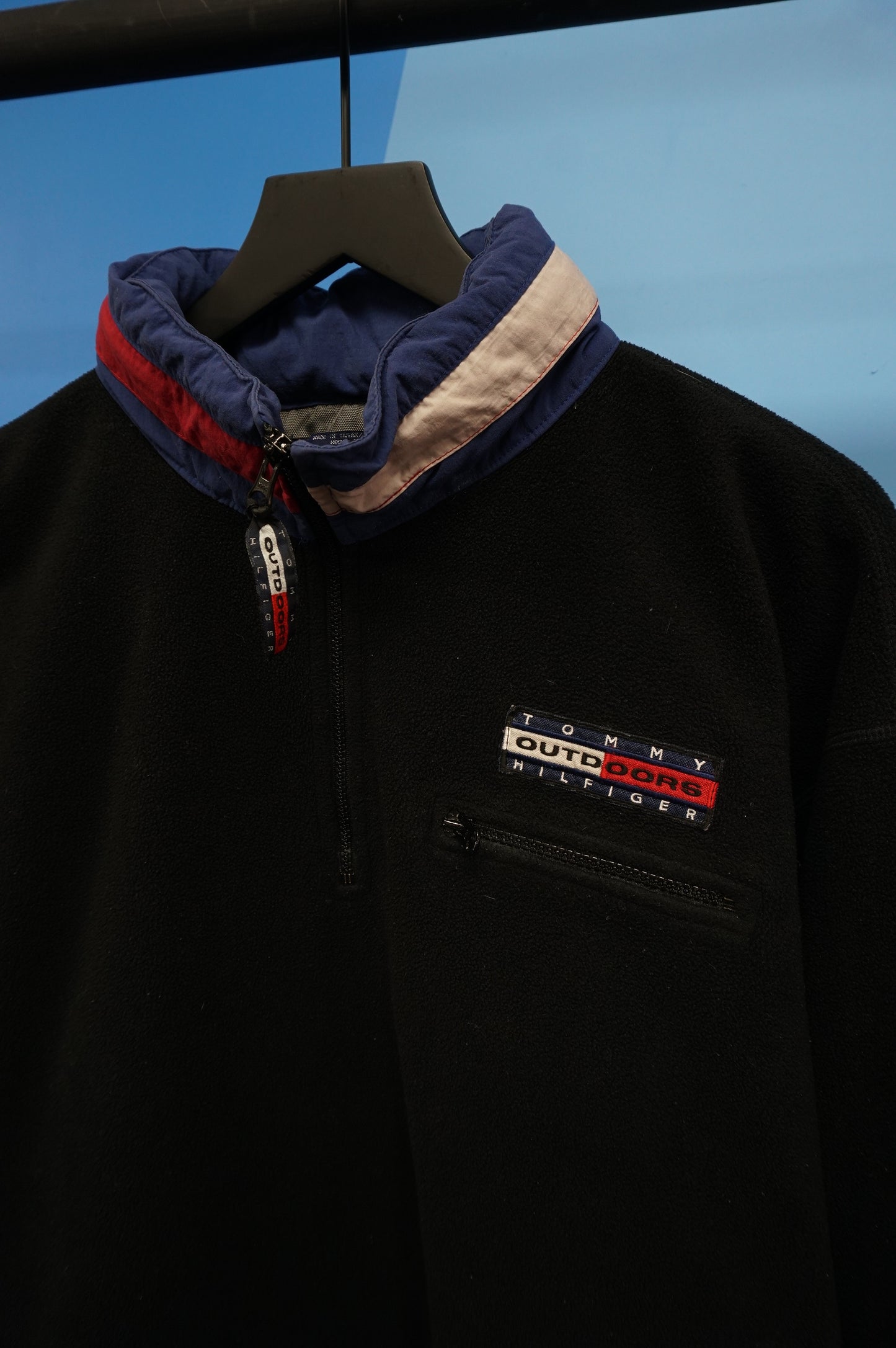 (L/XL) Vtg Tommy Hilfiger Fleece Pullover