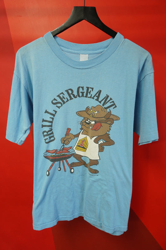 (L) 1988 Grill Sergeant Taz Single Stitch T-Shirt