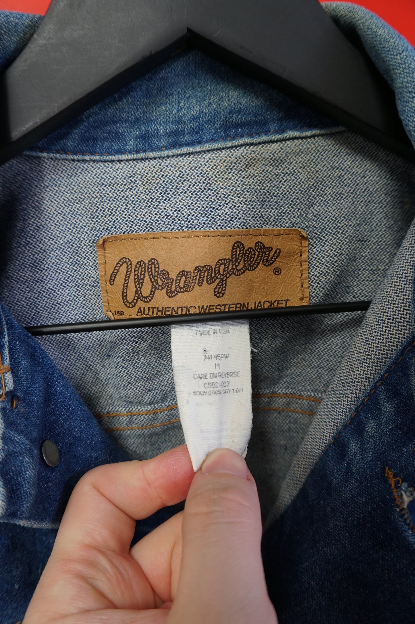 (M) USA Made Wrangler Denim Jacket