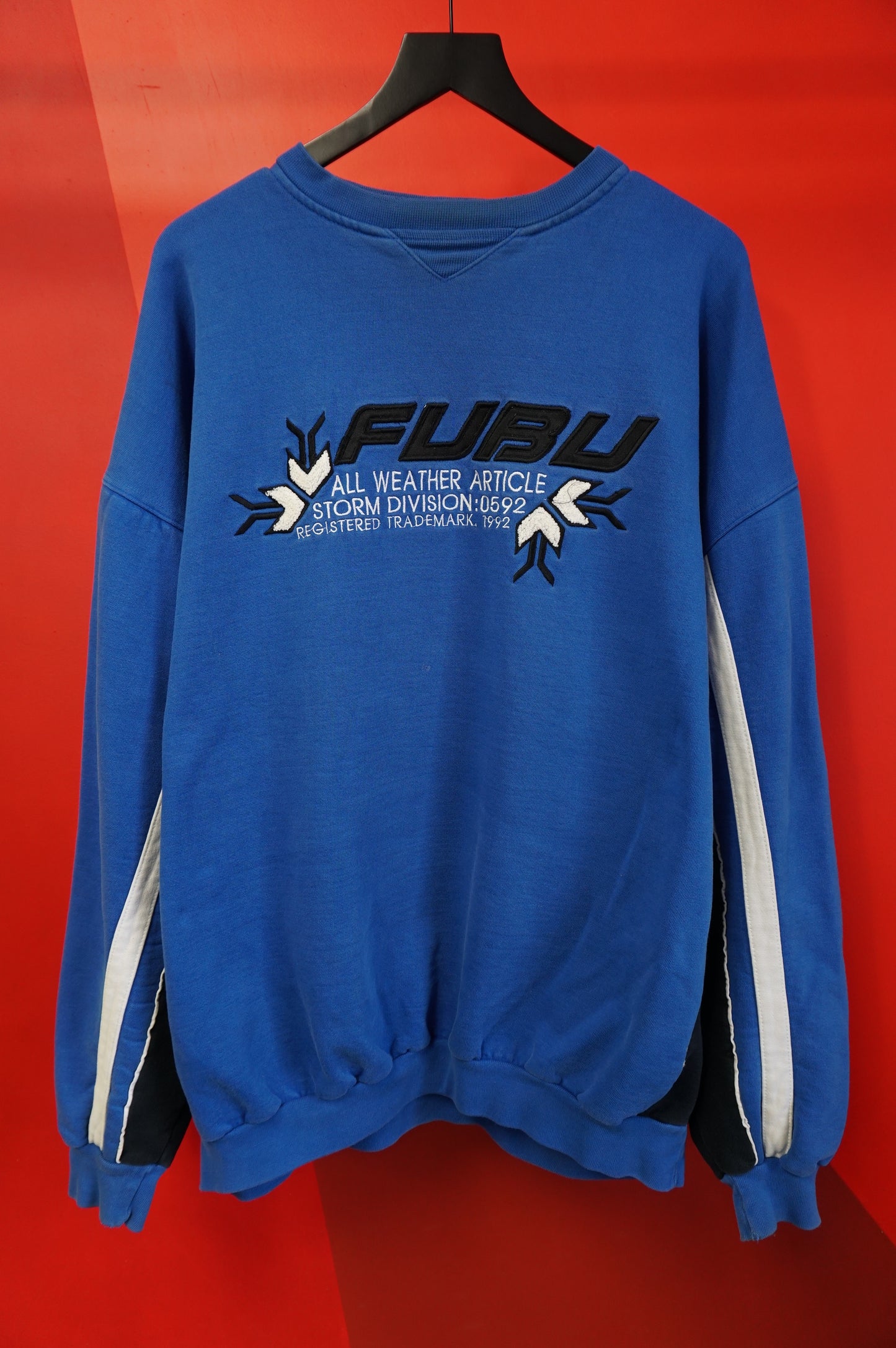 (XXL/3XL) Fubu Blue Embroidered Crewneck