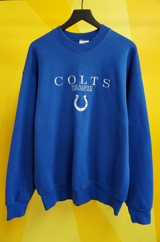(XL) Vtg Indianapolis Colts Embroidered Crewneck