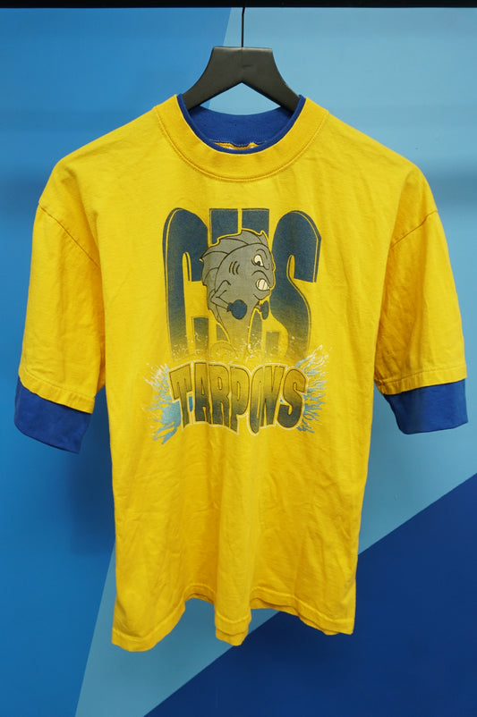 (L) Vtg CHS Tarpons Single Stitch T-Shirt