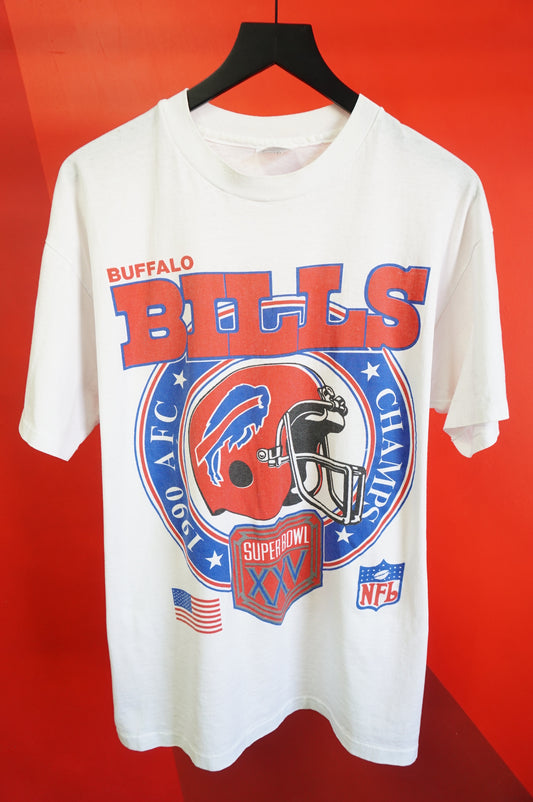 (XL) Vtg Buffalo Bills Single Stitch T-Shirt