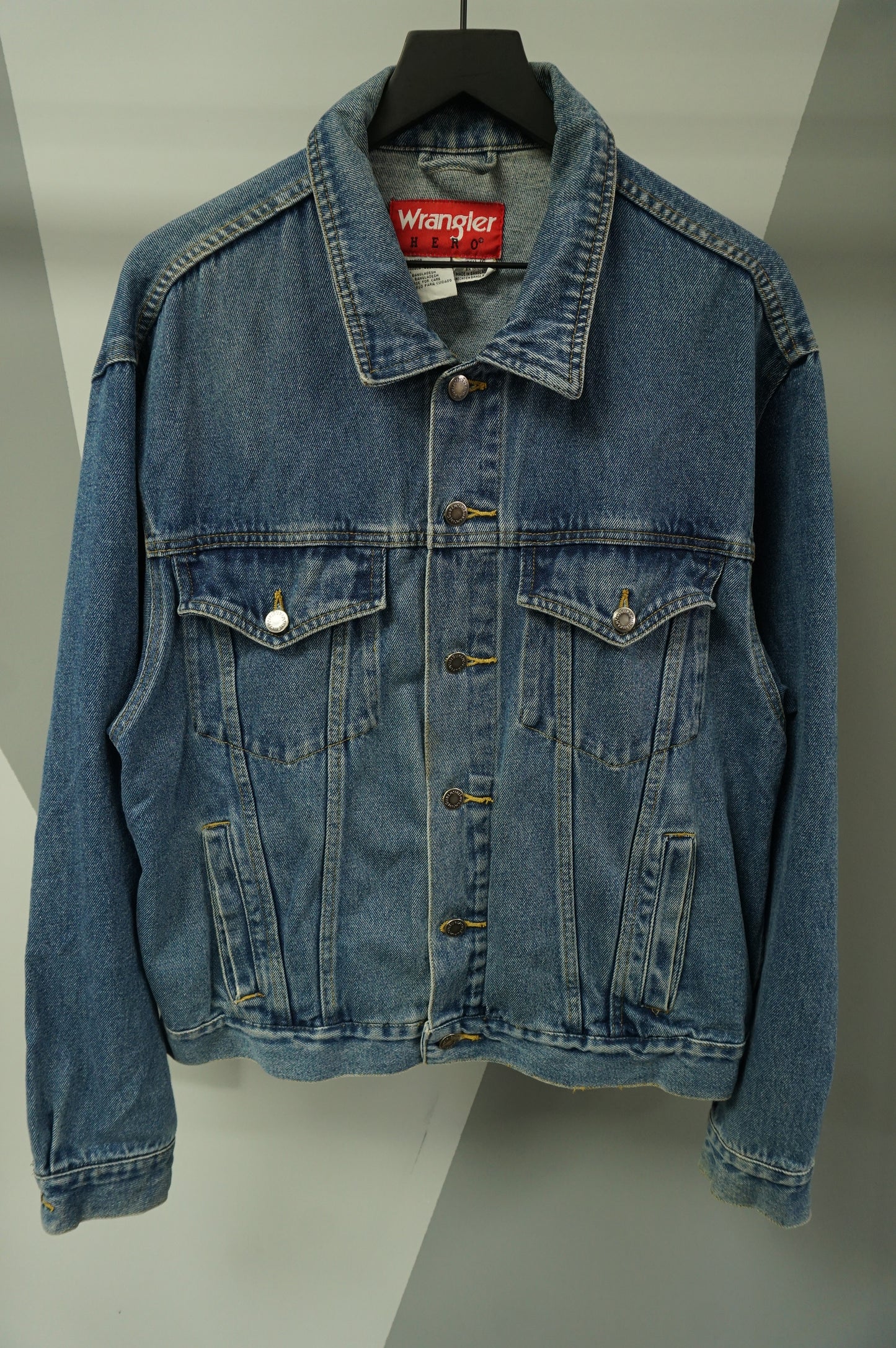 (L) Vtg Wrangler Hero Denim Jacket