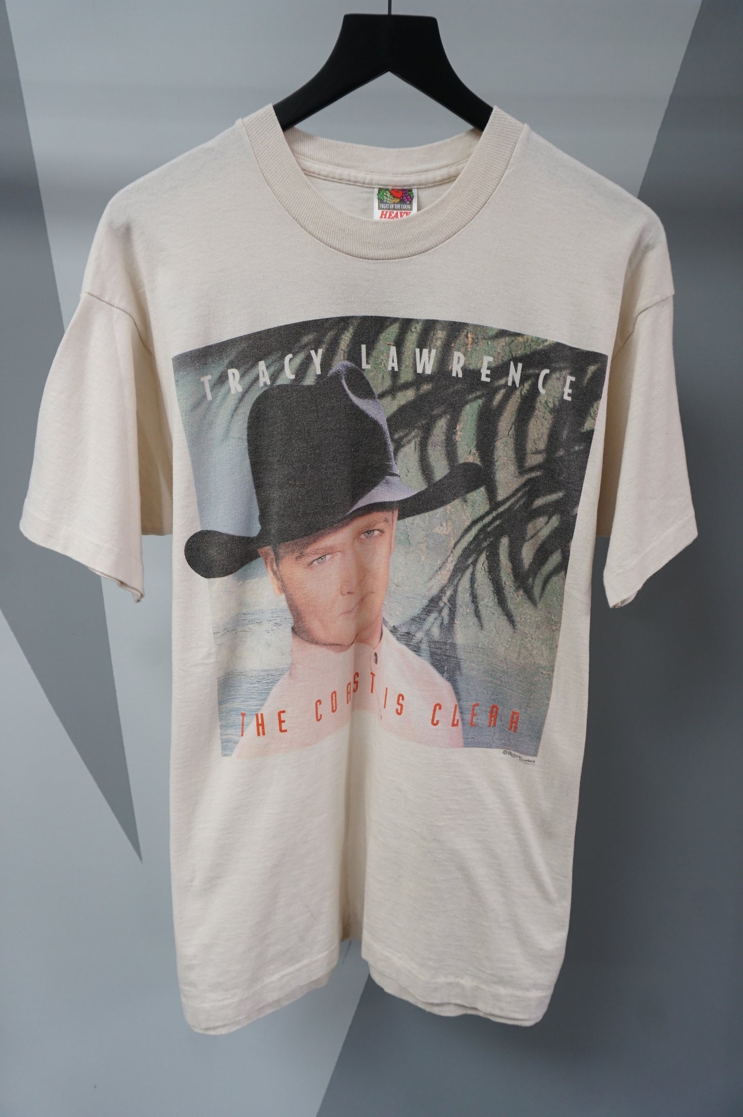 (L/XL) Vtg Tracy Lawrence The Coast Is Clear Single Stitch Tour T-Shirt