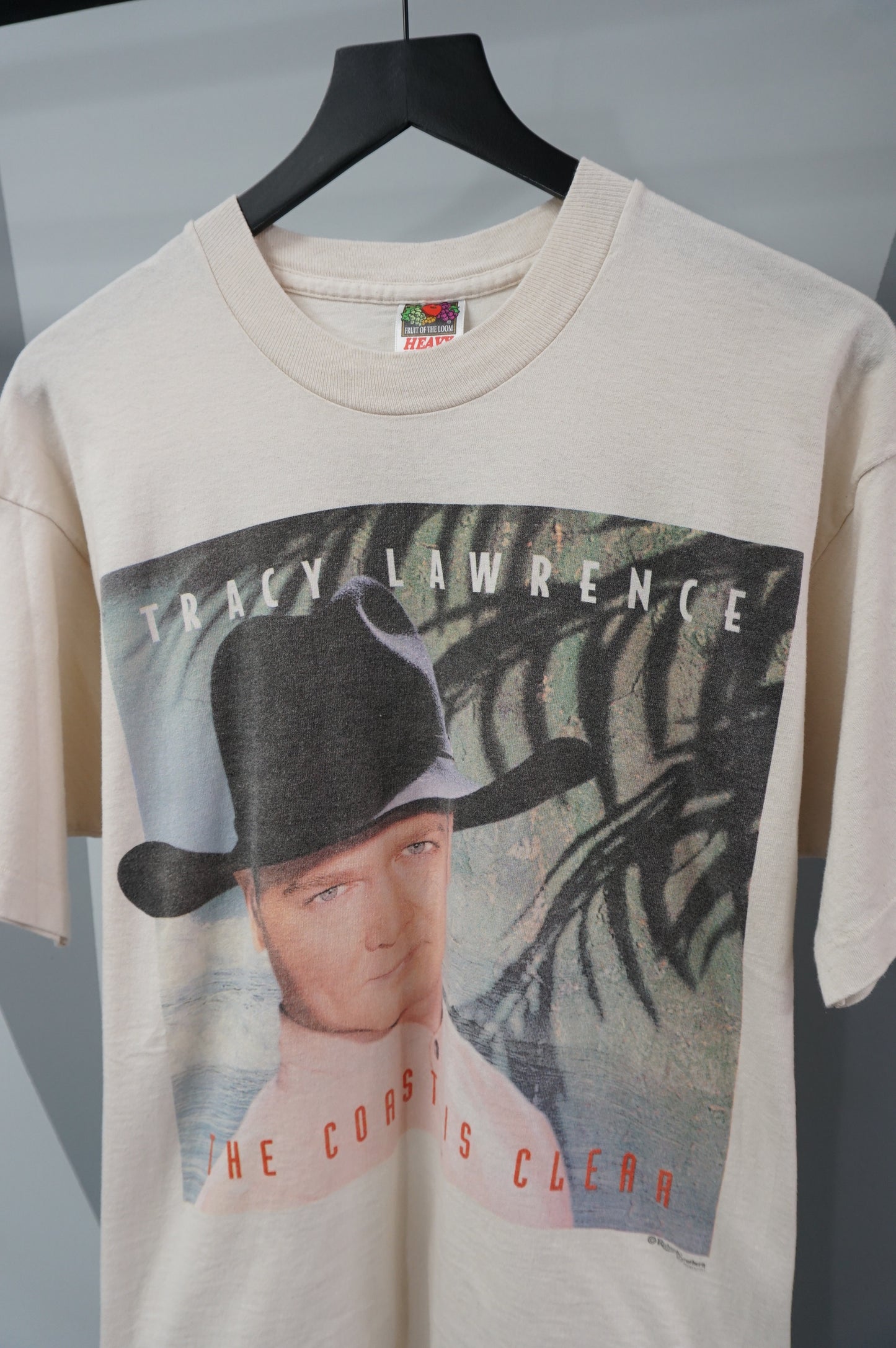 (L/XL) Vtg Tracy Lawrence The Coast Is Clear Single Stitch Tour T-Shirt