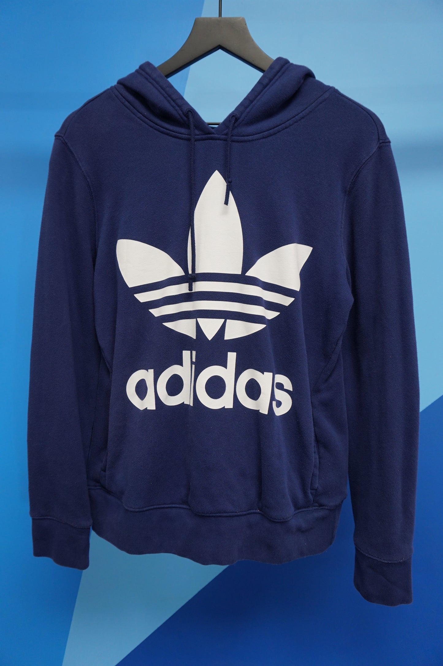 (S) Essential Navy Adidas Hoodie